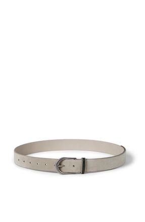 Brunello Cucinelli Suede belt in Beige at Nordstrom, Size X-Large
