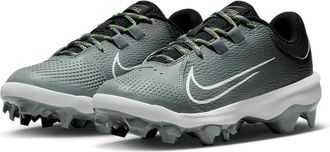 Nike Womens Nike Hyperdiamond 4 Pro MCS DC8990-001 Gray Softball Cleats GBNC1522