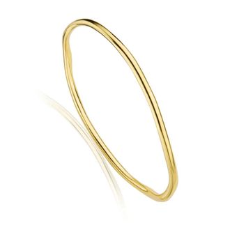 Lily & Roo Gold Wave Bangle