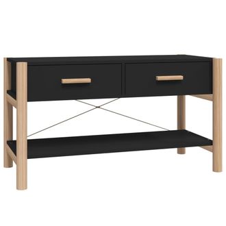vidaXL Vidaxl - Mueble Para Tv Madera Contrachapada Negro 82x38x45 Cm