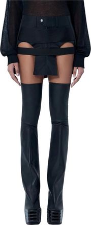 Rick Owens Truien & Vesten, Dames, Zwart, M, Temple Mini Rok