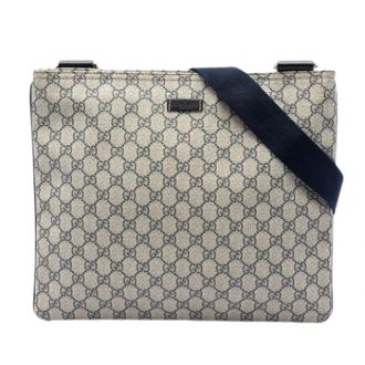 Gucci Pre-owned Cross Body Bags, female, Beige, Size: ONE SIZE Pre-owned Vintage Canvas Crossbody Bag