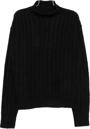 Rick Owens Ribbed-knit High-neck Sweater