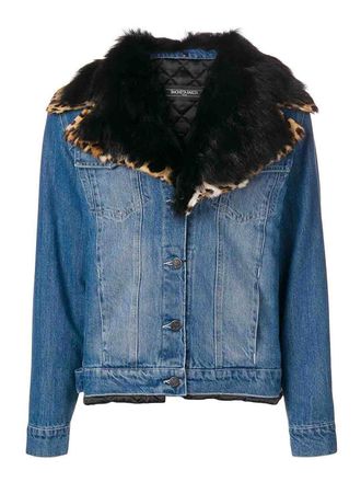 Simonetta Ravizza Animalier Denim Jacket