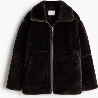 H&M Oversized Jacke - Brown