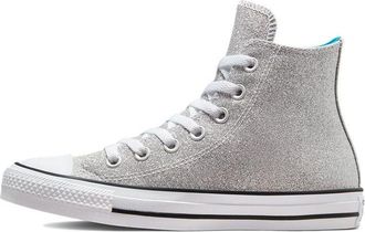 Converse (WMNS) Converse Chuck Taylor Authentic Glam Hi Gray Silver 572046C