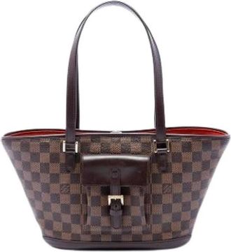 Louis Vuitton Pre-owned Manosque PM - Pre-owned - Mujer - Marr&oacute;n - ONE SIZE