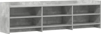 vidaXL Mueble De Tv 168 X 33 X 47 Cm Gris Hormig&oacute;n Vidaxl