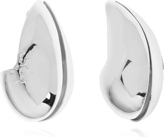 Tory Burch Wave Earrings - Dames - Oorbellen - Grijs - ONE Size - Accessoires