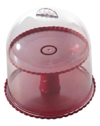 Nordic Ware Covered 10.75In Two Tiered Dessert Stand