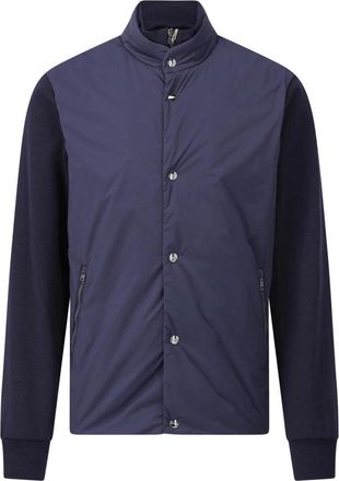 Herno Heren, Jassen, Blauw, Maat: 2XL Wol