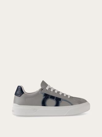 Ferragamo Men Gancini low cut sneaker Grey Size 10.5