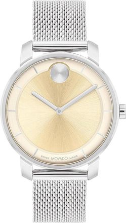 Movado Womens Bold Access Gold Dial Watch