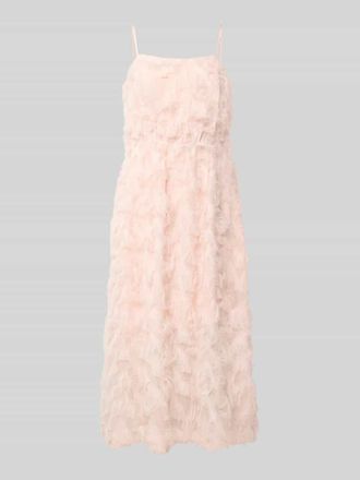 Selected Midikleid mit Fransen Modell MYLINE in Rosa, Gr&ouml;&szlig;e 34