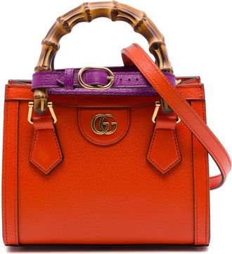 Gucci Pre-owned Gucci Small Calfskin Bamboo Diana Satchel Ladies SER8FCM2QCF3DMPP
