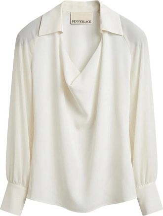 Pennyblack Mujer, Blusas y Camisas, Blanco, Talla: 2XS