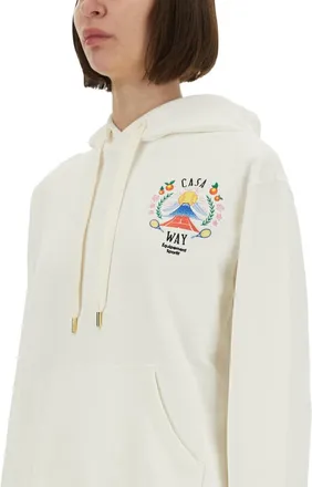 Casablanca Casaway Mountain Sweatshirt - Ivory