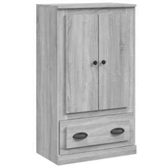 Berkfield Home Highboard Grey Sonoma 60x35.5x103.5 cm Engineered Wood