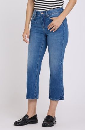 NYDJ Piper Crop Relaxed Straight Leg Jeans in Wild River at Nordstrom, Size 16