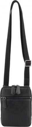 Pourchet Tassen, Heren, Zwart, ONE Size, Leer, Raphael Crossbody Bag