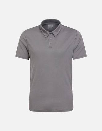 Mountain Warehouse Mens Mountain Warehouse Mens Endurance IsoCool Polo Shirt - Grey - Size: 46