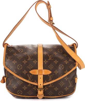 Louis Vuitton Pre-owned Womens Saumur PM Shoulder Bag - Brown - One Size