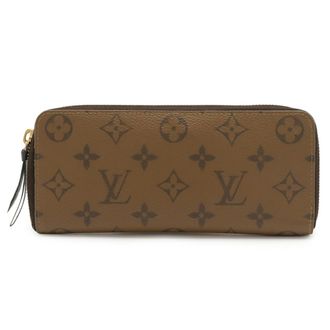 Louis Vuitton Light Brown Monogram Reverse Monogram Reverse Long Wallet (Bi-Fold) (Pre-Owned)
