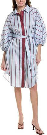 Beulah Striped Shirtdress