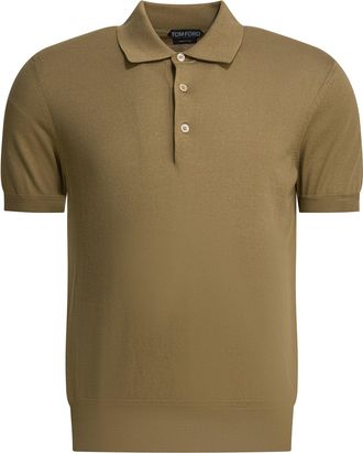 Tom Ford katoenen gebreid poloshirt