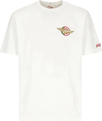 MC2 Saint Barth Ducati Meccanica T-shirt met logoprint - Wit