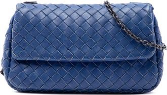 Bottega Veneta Pre-owned Bottega Veneta Mini Nappa Intrecciato Expandable Chain Flap Crossbody Ladies QJ7KRHH854BVSLWM