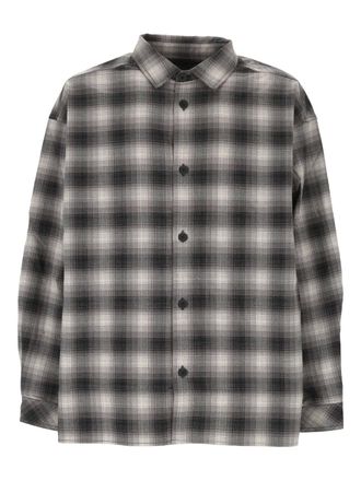 Applied Art Forms checked-pattern shirt - Grey