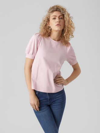 Vero Moda VMKERRY 2/4 O-NECK TOP VMA JRS NOOS mit Rundhalsausschnitt