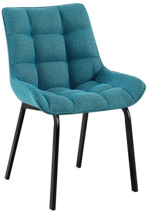 Clp Silla De Comedor Saranda Turquesa Tela