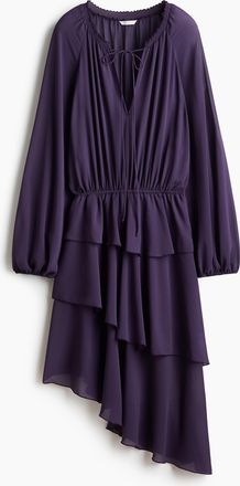 H&M Asymmetrisches Kleid - Purple