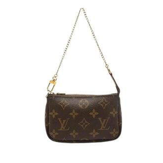 Louis Vuitton Pre-owned Mini Bags, female, Brown, Size: ONE SIZE Pre-owned Mini Pochette Accessoires Monogram Pouch