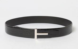 Tom Ford Cintura in pelle di vitello T Tom Ford