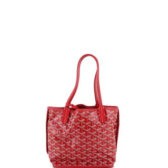 Goyard Anjou Reversible Tote Coated Canvas Mini