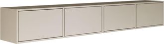 Selsey Selsey Framme - Mobile Tv Sospeso Con Quattro Ante A Ribalta 200 Cm, Grigio Cashmere