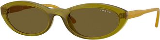 Vogue Eyewear VO5697SU 328373 Womens Sunglasses Green Size 54