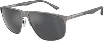 Emporio Armani Stijlvolle Zonnebrillen Collectie 2094 Sole - unisex - Zonnebrillen - Grijs - 60 MM - Accessoires