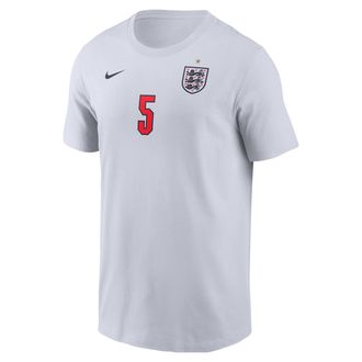 Nike John Stones England Nike Mens Soccer T-Shirt in White | M11332P375FNJS-WHT