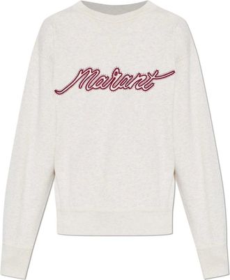 Isabel Marant Hoodies & sweatvesten, Dames, Beige, S, Katoen, Rise Sweatshirt