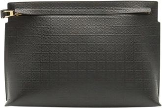 Loewe Pre-owned Clutch Bag - Dames - Vintage Clutch - Zwart - ONE Size - Leer - Vintage