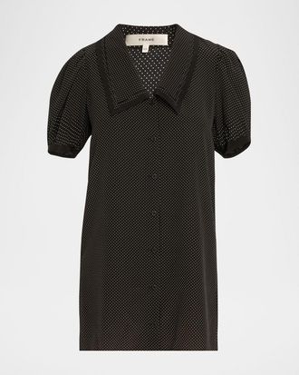 Frame Denim The Polka Dot Sailor Dress