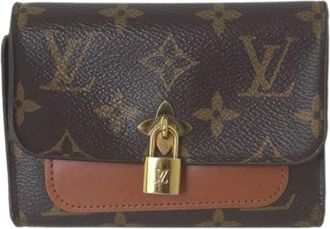 Louis Vuitton Pre-owned Wallets, female, Brown, Size: ONE SIZE Pre-owned Canvas Wallet