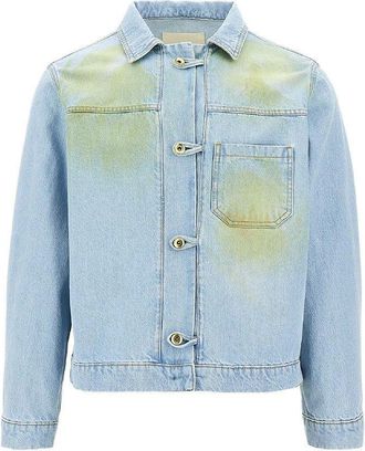 C.9.3 Stained effect denim jacket Man M