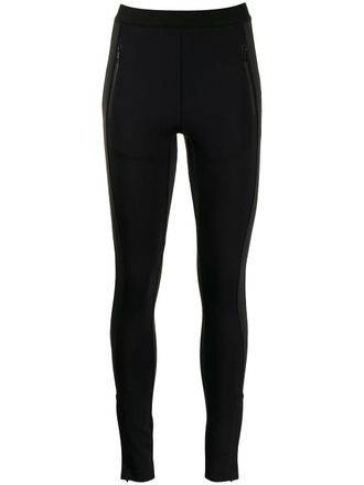 3.1 Phillip Lim Everyday zip-detail leggings - Black