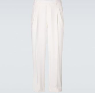 Brioni Elba wool straight pants