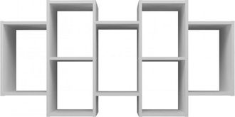 Hucoco Hucoco - Selma - Librer&iacute;a Colgante De Estilo Moderno Sal&oacute;n - 129,5x20x65 - 7 Estantes